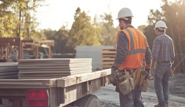 Efficient building supply delivery